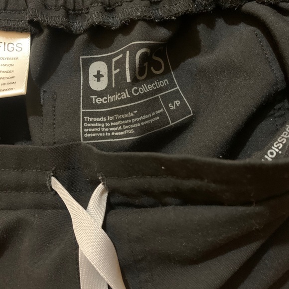Figs Black Yola Skinny pants S - Picture 2 of 2